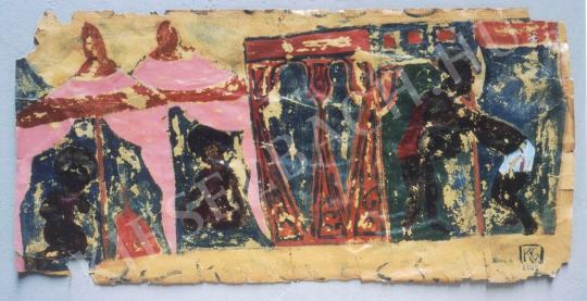  Király, Gábor - Wrestlers painting