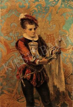  Zichy, Mihály - Cadet with Drinking Horn, 1875 | 23rd Auction auction / 187 Lot