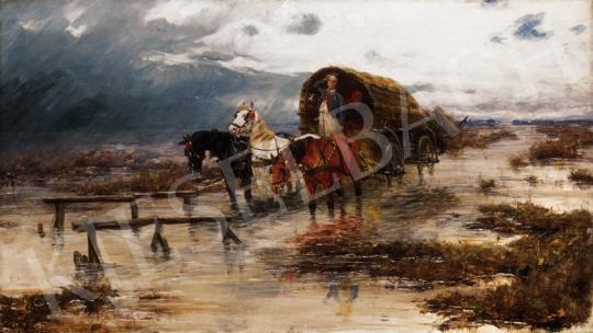  Pataky, László - Coach with Hoirses | 23rd Auction auction / 193 Lot