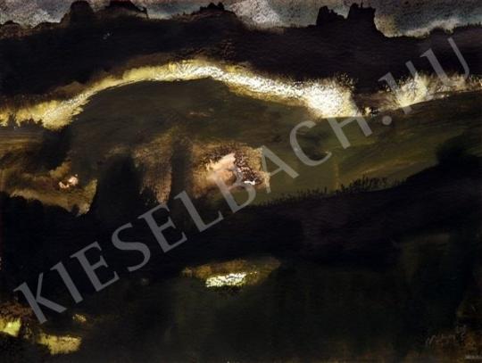Nádor, Tibor - Cemetary After Rain, 2005 painting