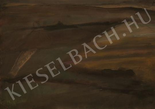 Nádor, Tibor - Field by the Town of Tapolca, 2005 painting