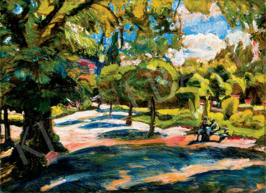  Scheiber, Hugó - Park Scene, about 1920 | 30. Auction auction / 18 Lot