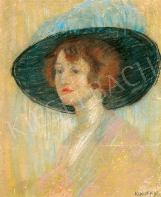  Kunffy, Lajos - Woman in Hat | 30. Auction auction / 21 Lot