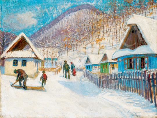 Kádár, Géza - Nagybánya in Winter, 1912 | 30. Auction auction / 38 Lot