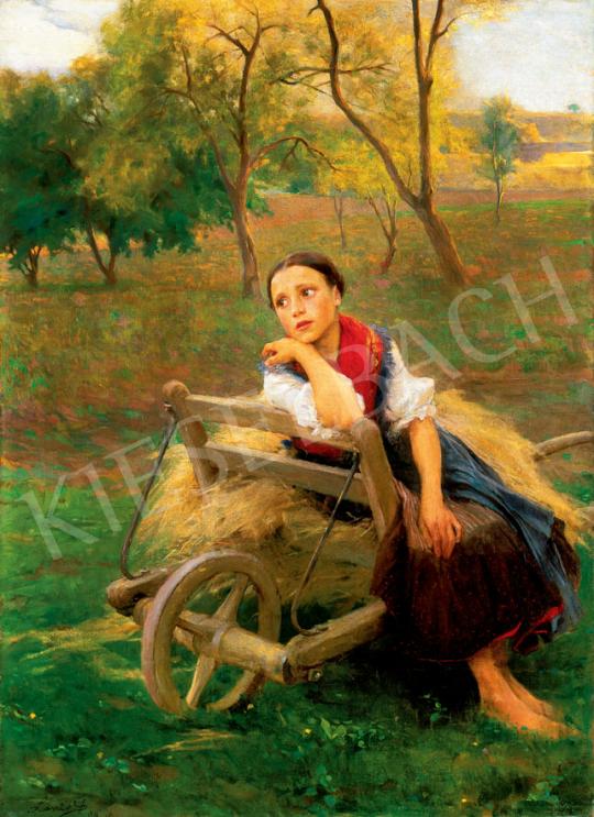  László, Fülöp - Girl, 1896 | 30. Auction auction / 43 Lot