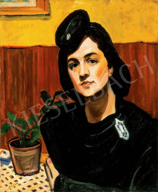 Szűr Szabó, József - Girl in a Hat | 30. Auction auction / 82 Lot