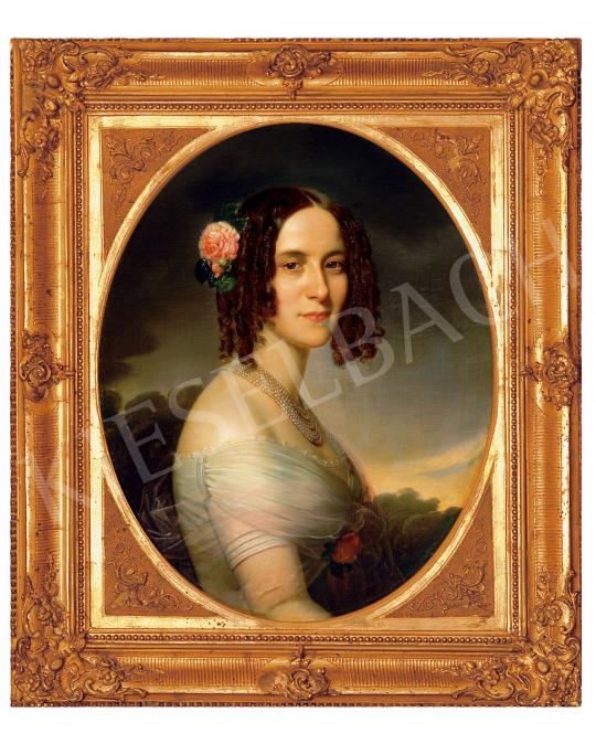 Borsos, József - Lady with a Rose | 30. Auction auction / 133 Lot