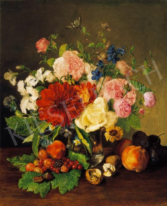 Unknown Austrian painter, about 1840 - Still-life of Flowers with Fruit | 20th Auction auction / 18 Lot