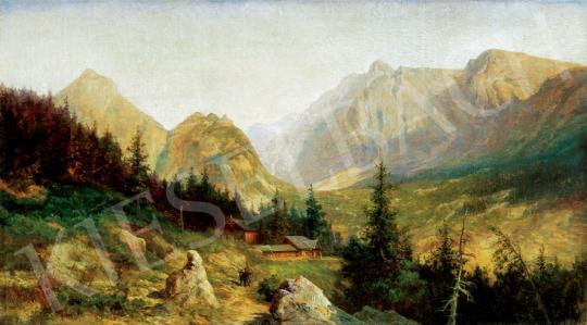 Telepy, Károly - Landscape in the Tatra Mountains, 1895 | 30. Auction auction / 161 Lot