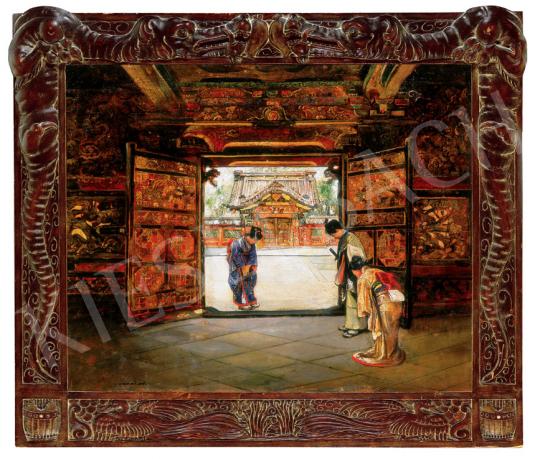  Tornai Gyula - Gésák (eredeti, a művész által tervezett keretben) | 30. jubileumi aukció aukció / 197 tétel