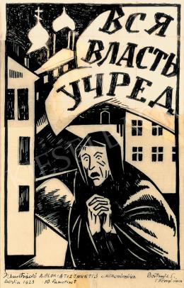  Bortnyik Sándor - Illusztráció A. Blok: A tizenkettő c. költeményéhez 1923 Berlin 10 fametszet Bortnyik S (Bényi néven 