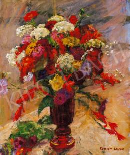  Kunffy, Lajos - Still-life of Flowers 