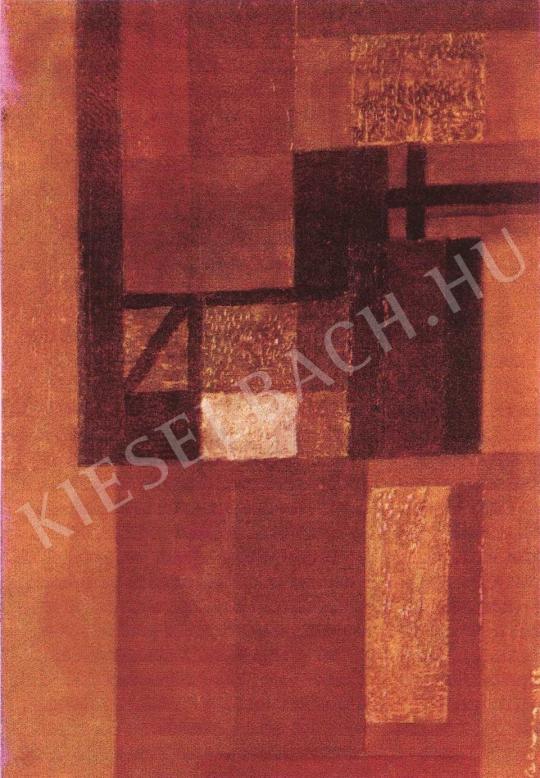  Barcsay Jenő - Konstruktív táj festménye