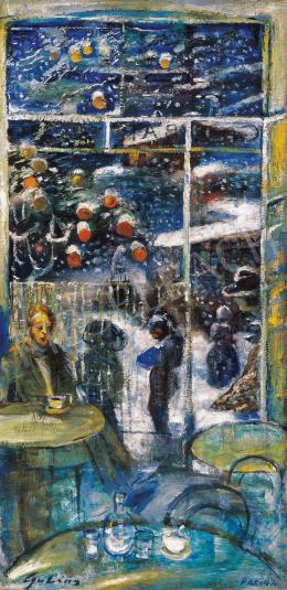  Gulácsy, Lajos - It is Snowing in Nakonxipan(One -day Snow), about 1910 