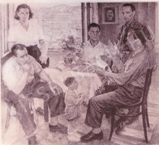 Bán Béla - Kónyi elvtárs festménye