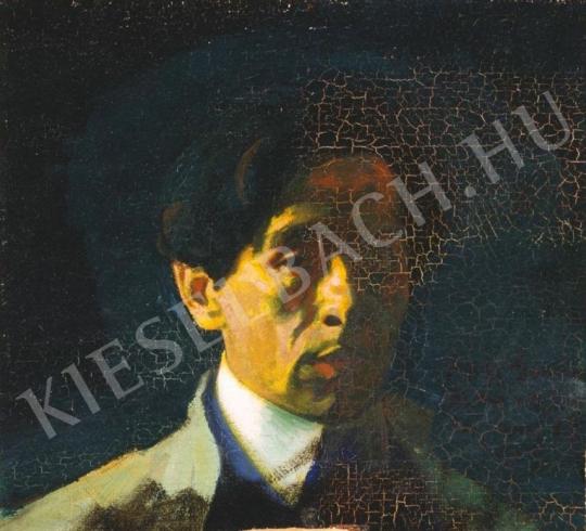  Czigány, Dezső - Self-Portrait painting