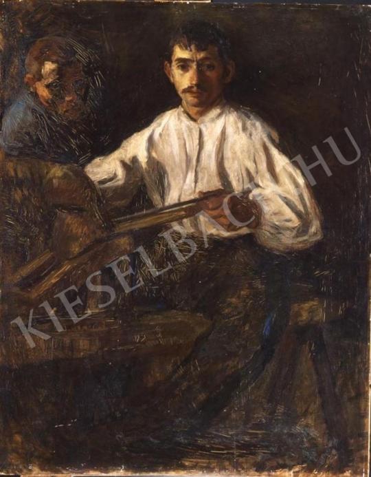 Kernstok Károly - Szocialista agitátor festménye