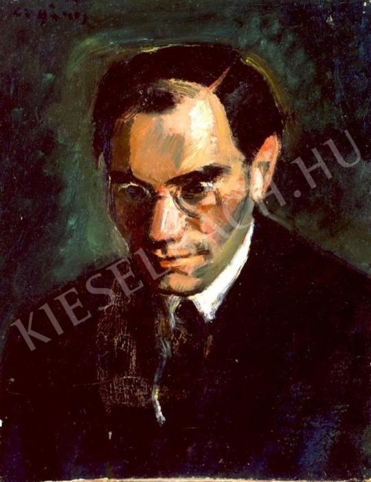  Czigány, Dezső - Male Portrait painting