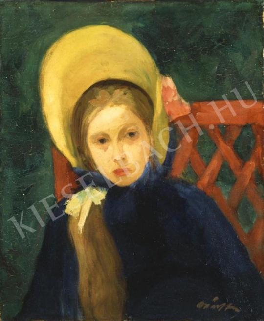  Márffy, Ödön - Portrait of a Girl painting