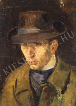  Czóbel, Béla - Portrait of Jenő Maticska, the Painter 