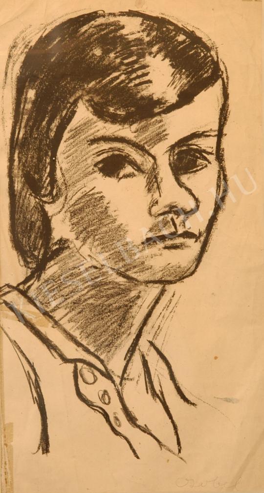  Czóbel, Béla - Female Portrait painting