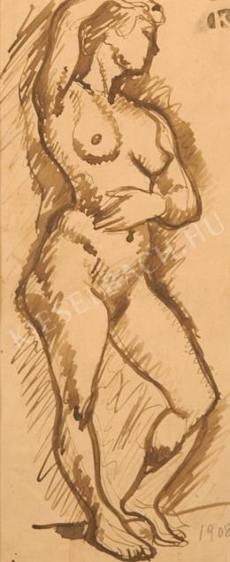  Kernstok, Károly - Standing Female Nude 