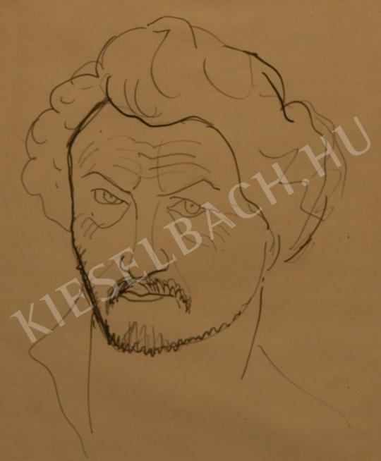  Kernstok, Károly - Self-Portrait painting