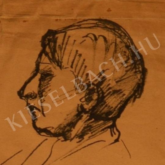  Kernstok Károly - Móra Ferenc arcképe festménye