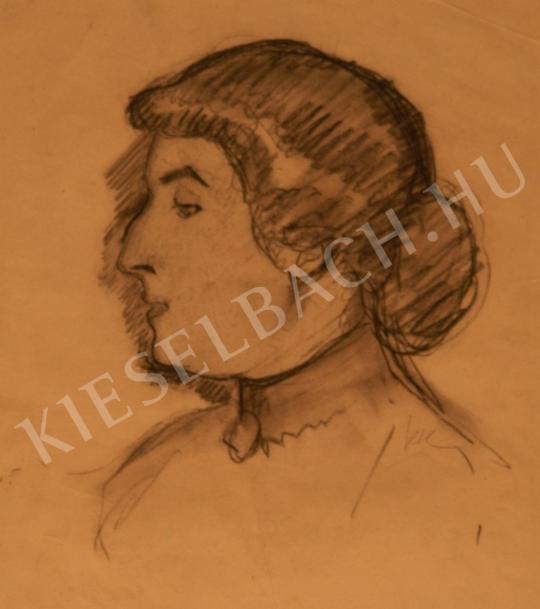  Kernstok, Károly - Study to Leda painting