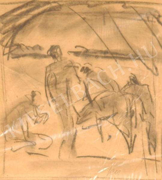  Kernstok, Károly - Composition- Study to the Thunderstorm painting