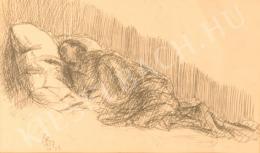 Berény, Róbert - Sleeping Woman 