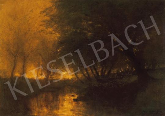  Mednyánszky, László - Riverside with Lights | 20th Auction auction / 43 Lot