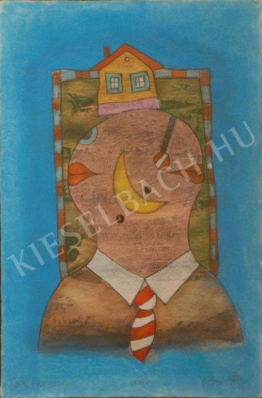  Ef Zámbó, István - Icon with Half Moon, 2005 painting