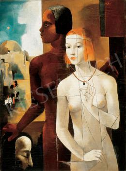 Kolbe, Mihály - Art Deco Scene (Salome), 1933 