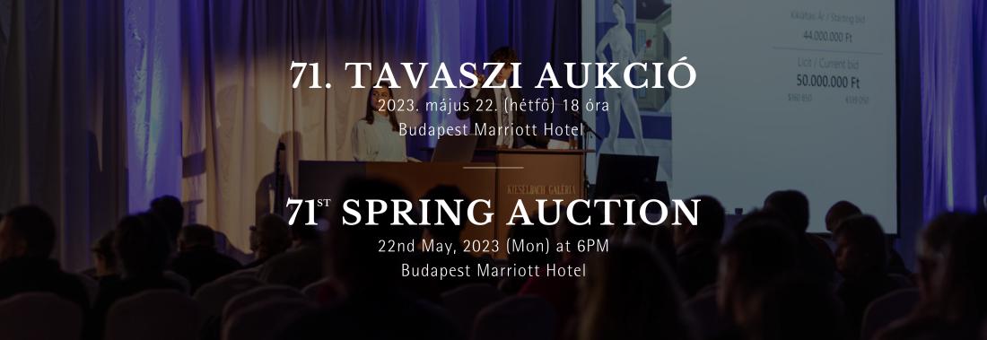 A Kieselbach Galéria tavaszi művészeti árverése